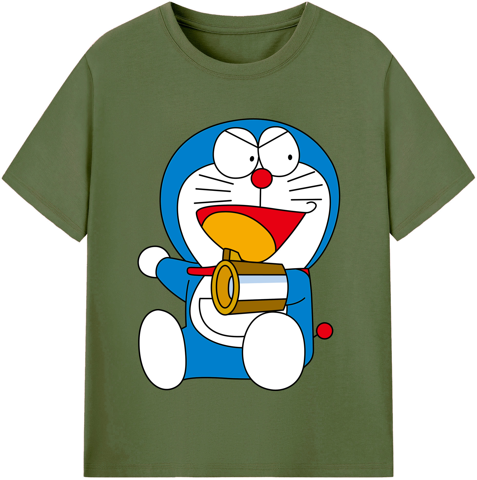 （画像用） ドラえもん Doraemon 綿100％半袖Tシャツ（フロントプリント）